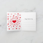 Du bist mein Lieblingshusband Funny Valentine's Da Dankeskarte (Innenseite)