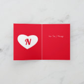 Du bist mein Lieblingsjunge Valentinstag Dankeskarte (Innenseite)