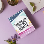 Du bist mein Lieblingsmenschen Karte