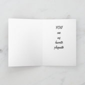 DU BIST MEIN LIEBLINGSSPIELER KARTE (Innenseite)