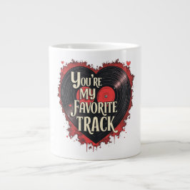 Du bist mein Lieblingsspur Jumbo-Tasse