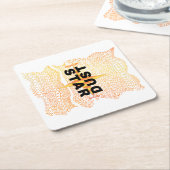 "DU BIST MEIN LIEBLINGSSTARDUST"-Untersetzer Rechteckiger Pappuntersetzer (angewinkelt)