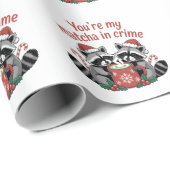 Du bist mein Matcha in Crime, der Weihnachten glei Geschenkpapier (Rolleneckpunkt)