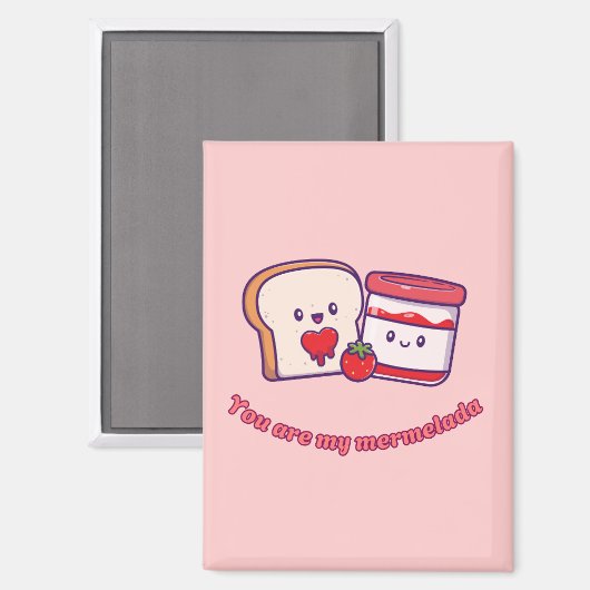 Du bist mein Mermelada Magnet (Vorderseite/Rückseite)