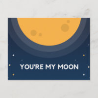 Du bist mein Mond Liebe Friend Partner Geschenk