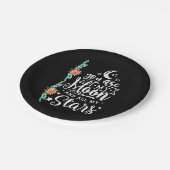 Du bist mein Mond und alle Sterne Pappteller (Schrägansicht)