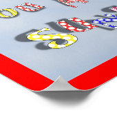 Du bist mein Niedliches Kinderzimmer-Dekorationspo Poster (Ecke)