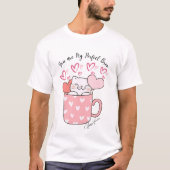 Du bist mein perfekter Brew Coffee Cat T-Shirt (Vorderseite)