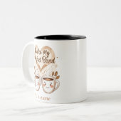 Du bist mein perfektes Spiel für Valentine Zweifarbige Tasse (Vorderseite Links)