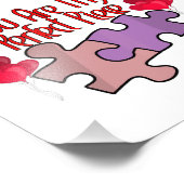 Du bist mein perfektes Stück Fotodruck (Ecke)