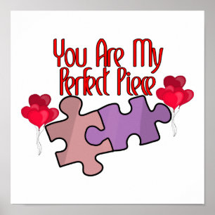 Du bist mein perfektes Stück Poster