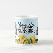 Du bist mein Personalisiertes Sonnenschein-Foto Kaffeetasse (Mittel)