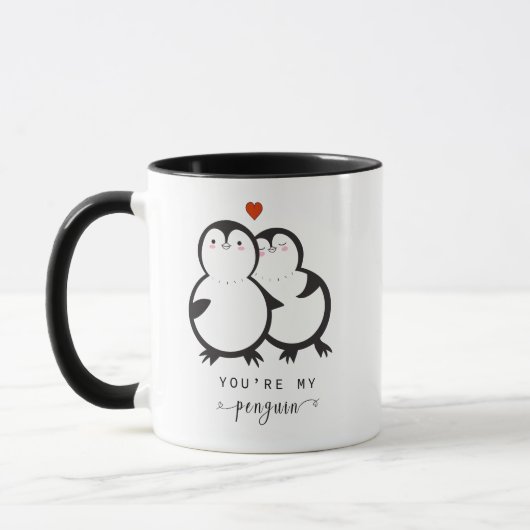 Du bist mein Pinguin Tasse (Links)