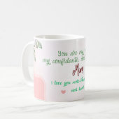 Du bist mein Rock, mein Vertrauter und mein Held Kaffeetasse (Vorderseite Links)