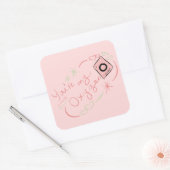 Du bist mein Sauerstoffaufkleber Quadratischer Aufkleber (Umschlag)