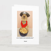 DU bist MEIN Schatz! Feiertagskarte (Rückseite)