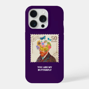 Du bist mein Schmetterling Van Gogh Zitat Handyhül iPhone 15 Pro Hülle