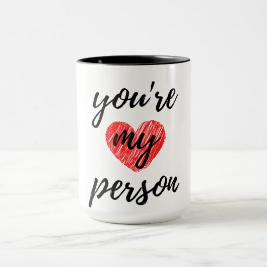 Du bist mein schwarzer Mensch Tasse (Zentrum)