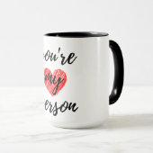 Du bist mein schwarzer Mensch Tasse (VorderseiteRechts)