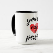 Du bist mein schwarzer Mensch Tasse (Vorderseite Links)