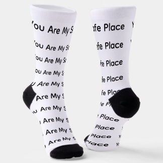 Du bist mein sicherer Ort Cozy Quote Socken