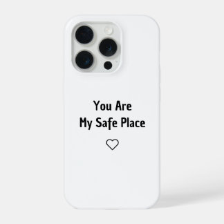 Du bist mein sicherer Ort Handyhülle iPhone 15 Pro Hülle