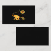 Du bist mein Sonnenblumen-Elefantenautismus Visitenkarte (Vorne/Hinten)