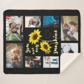 Du bist mein Sonnenblumen-Foto Sherpadecke (Vorderseite (Horizontal))