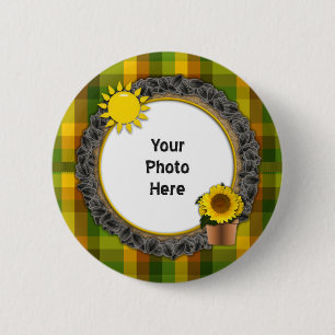 Du bist mein Sonnenblumenpinback Button
