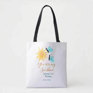 Du bist mein sonnengelber, orangefarbener Sonnenbl Tasche