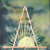 Du bist mein sonnengelbes Pastellgebäck Geburtstag Acrylschild (Neutral)