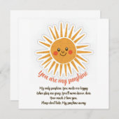 Du bist mein Sonnenschein (Vorne/Hinten)