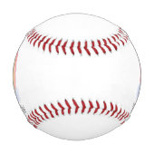 Du bist mein Sonnenschein Aquarell bemalt Regenbog Baseball (Vorderseite)