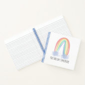 Du bist mein Sonnenschein Aquarell bemalt Regenbog Notizblock (Innenseite)