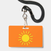 Du bist mein Sonnenschein Ausweis (Rückseite mit Lanyard)