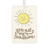 Du bist mein Sonnenschein Autolufterfrischer (Rückseite)
