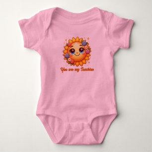 Du bist mein Sonnenschein Baby-Body Baby Strampler