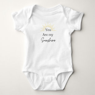 "Du bist mein Sonnenschein" Baby One-Piece Strampler