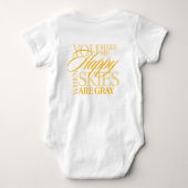 Du bist mein Sonnenschein Baby Strampler (Rückseite)