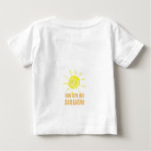 Du bist mein Sonnenschein Baby T-shirt (Rückseite)