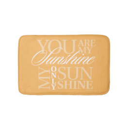 Du bist mein Sonnenschein Badematte