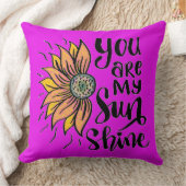 Du bist mein Sonnenschein-Baumwollkissen Kissen (Decke)