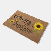 Du bist mein Sonnenschein | Bee Lover Doormat Fußmatte (Schrägansicht)