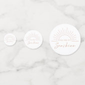 Du bist mein Sonnenschein Boho Konfetti (Rückseiten)