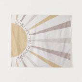 Du bist mein Sonnenschein-Boho-Sonnendeck Wandteppich (Vorderseite (Horizontal))