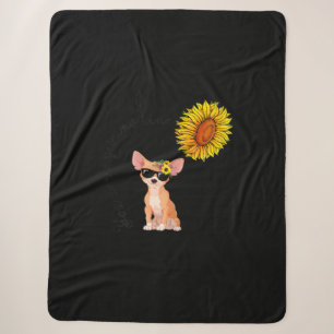 Du bist mein Sonnenschein Chihuahua Sonnenblume Ch Sherpadecke