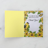 Du bist mein Sonnenschein Danke, dass du fröhlich Karte (Innenseite)