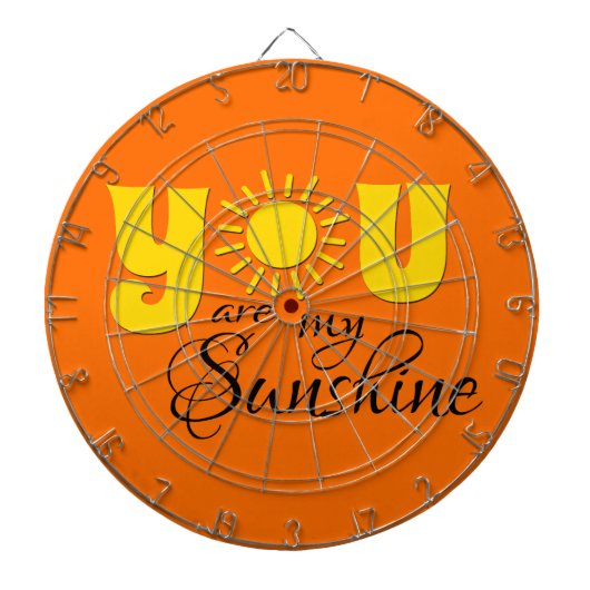 Du bist mein Sonnenschein Dartscheibe (vorne)