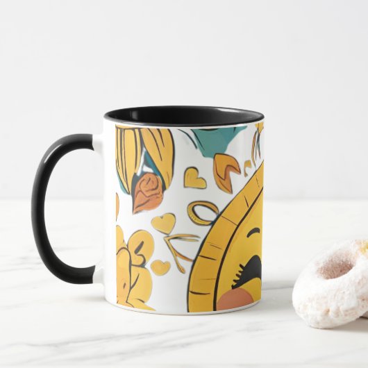 Du bist mein Sonnenschein-Design Tasse (Mit Donut)