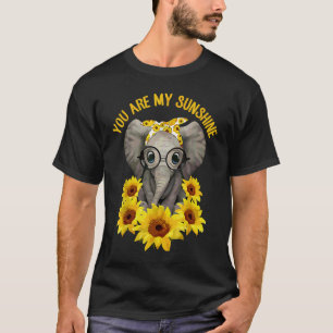 Du Bist Mein Sonnenschein Elefant Elephan Sonnenbl T-Shirt